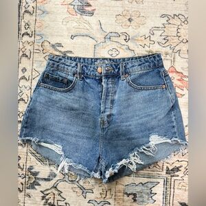 Wild Fable Distressed High rise Blue Jean Shorts
